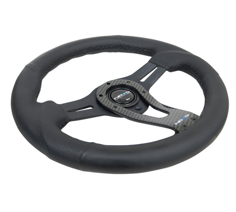 NRG Reinforced Steering Wheel (320mm) w/Carbon Center Spoke Steering Wheels NRG