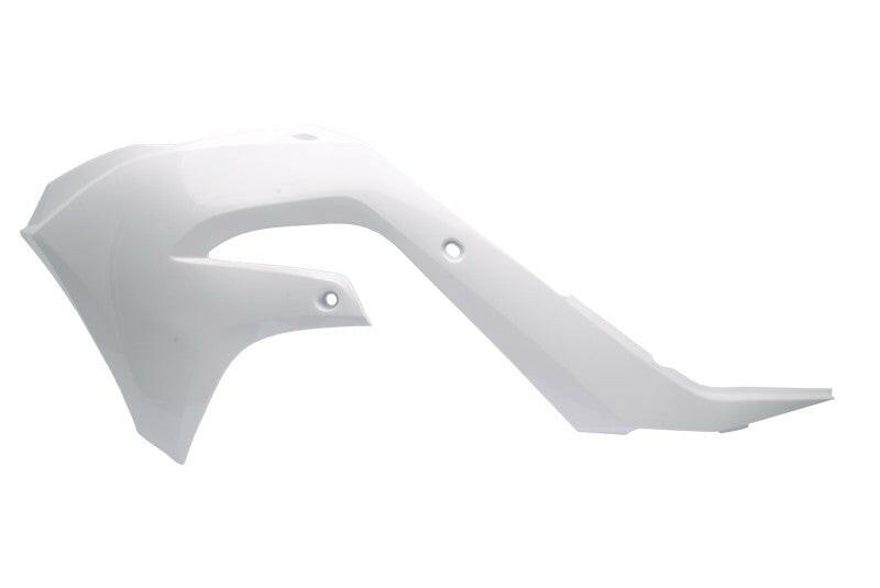 Cycra 21-23 Kawasaki KX450X Powerflow Radiator Shrouds - White Plastics Cycra