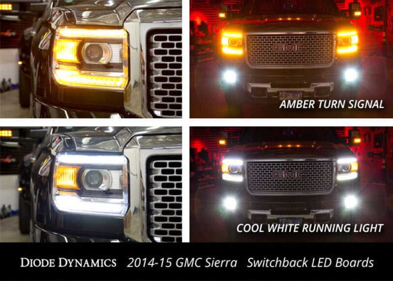 Diode Dynamics 2014-2016 GMC Sierra SB DRL LED Boards Light Accessories and Wiring Diode Dynamics