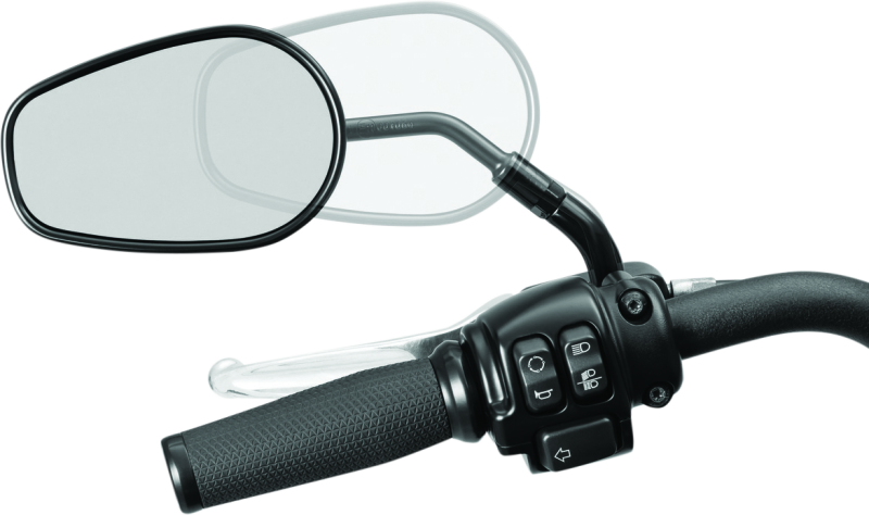 Kuryakyn Mirror Stem 3in Outward Extenders Black Rear View Mirrors Kuryakyn