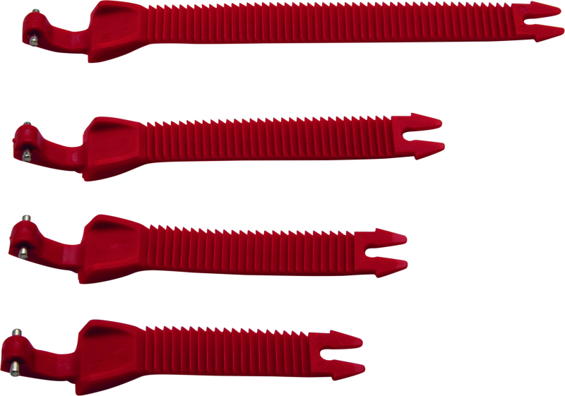 Answer AR1 Boot Strap Kit Red - Youth Motorcycle Boots Answer