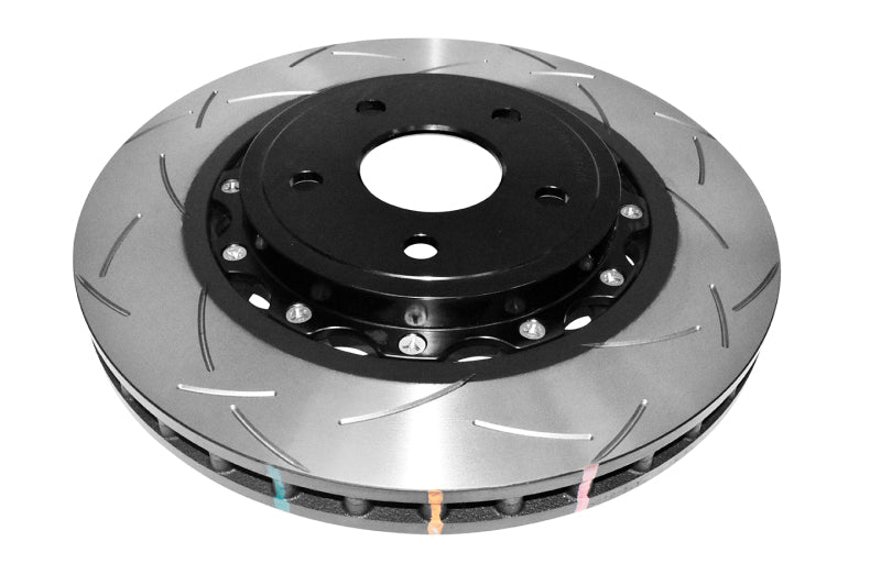DBA 06-10 Jeep Grand Cherokee SRT8 5000 Series Uni-Directional Slotted Front Rotor w/Black Hat Brake Rotors - 2 Piece DBA