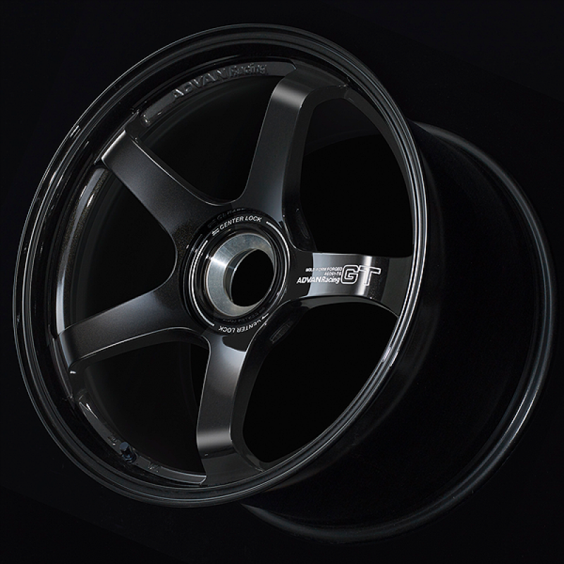 Advan GT for Porsche 21x10.5 / +50 Offset / 5x130 / 71.8mm Bore / Racing Titanium Black Wheels - Forged Advan