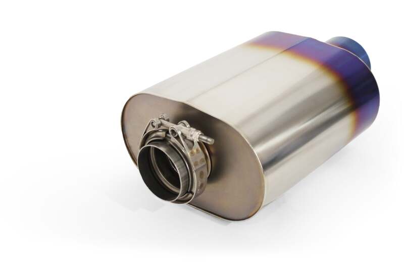 GReddy Universal 3.0in RS-Ti Oval Titanium Muffler Muffler GReddy