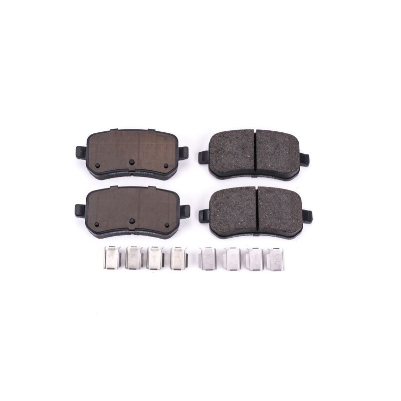 Power Stop 04-07 Ford Freestar Rear Z17 Evolution Ceramic Brake Pads w/Hardware Brake Pads - OE PowerStop