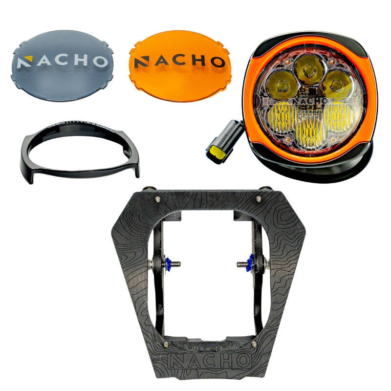 Nacho Lighting 17-23 KTM EXC Quatro On/Off Plug N Play Kit Headlights Nacho Offroad Technology