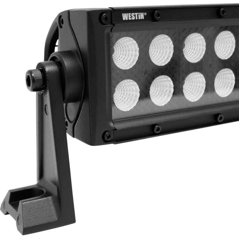 Westin B-FORCE LED Light Bar Double Row 4 inch Flood w/3W Cree - Black Light Bars & Cubes Westin