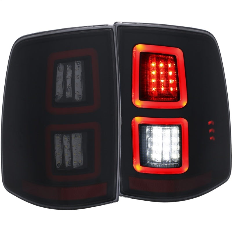 ANZO LED Smoke 13-17 Dodge Ram 1500/2500/3500 LED Taillights Smoke Tail Lights ANZO