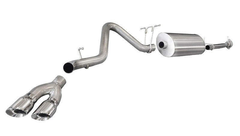 Corsa 2011-2013 Chevrolet Silverado Ext. Cab/Std. Bed 2500 6.0L V8 Polished Sport Cat-Back Exhaust Catback CORSA Performance