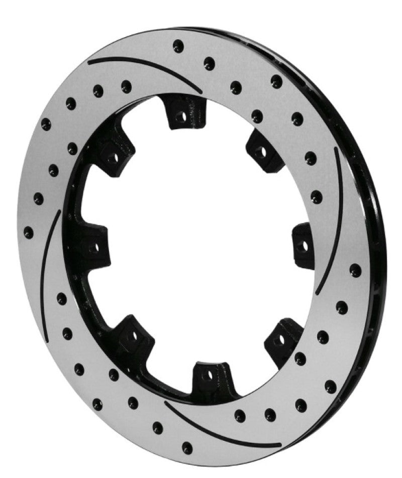 Wilwood Rotor-SRP36 SPC-37-RH-BLK-Drill 12.00 x .810 - 8 on 7.00in Brake Rotors - 2 Piece Wilwood