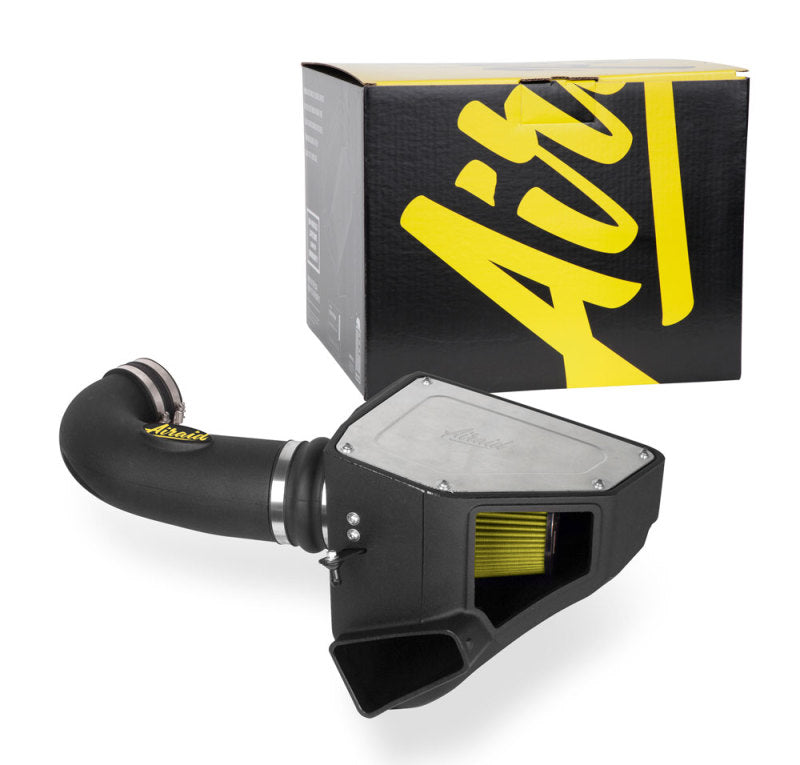 Airaid 16-20 Chevy Camaro SS 6.2L Intake System w/ Tube (Dry / Yellow Media) Cold Air Intakes Airaid
