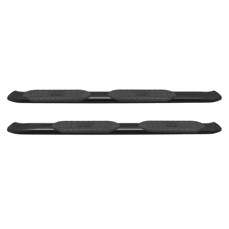 Westin 18-20 Jeep Wrangler JL Unlimited 4DR PRO TRAXX 5 Oval Nerf Step Bars - Textured Black Nerf Bars Westin
