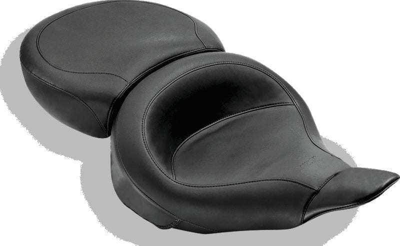 Mustang 80-88 Harley Electra Glide Std, Tour Glide Wide Touring 1PC Seat - Black One-Piece Motorcycle Seats Mustang Motorcycle