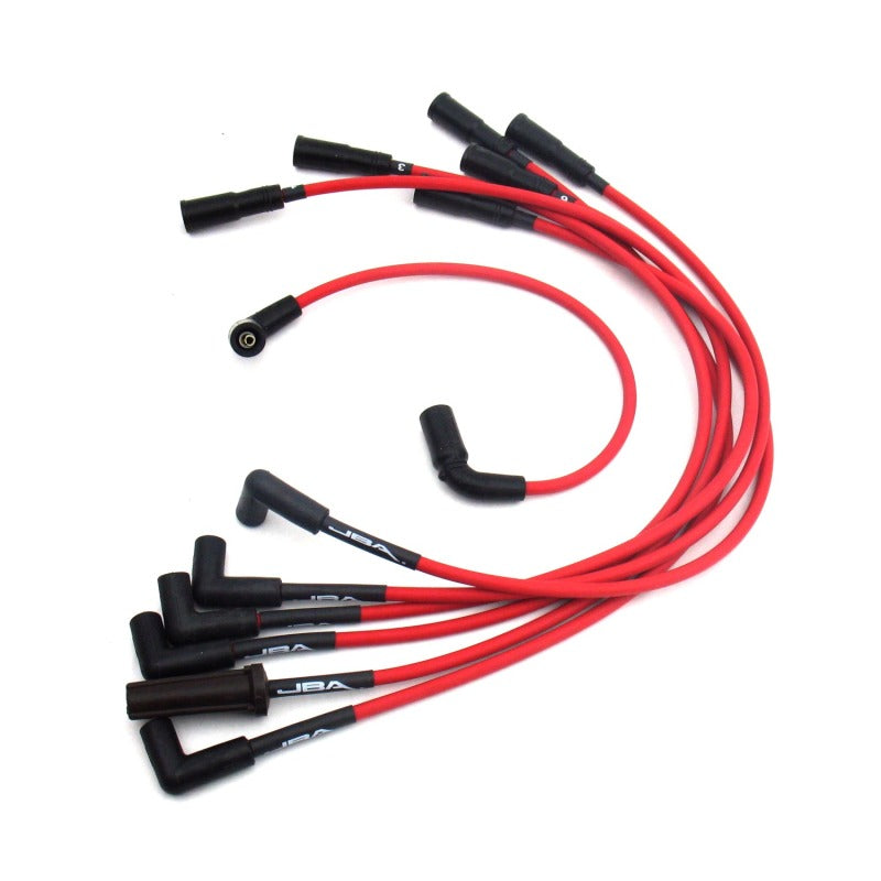 JBA 96-03 GM 4.3L Truck Ignition Wires - Red Spark Plug Wire Sets JBA