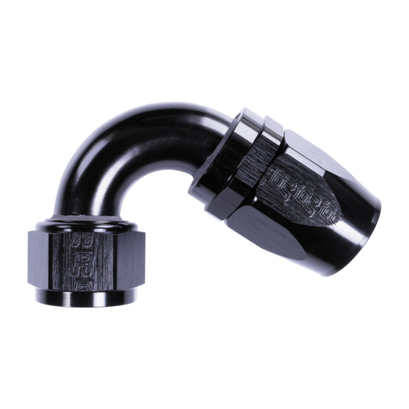 Russell 16AN ProClassic 120 Degree Hose End - Black Fittings Russell