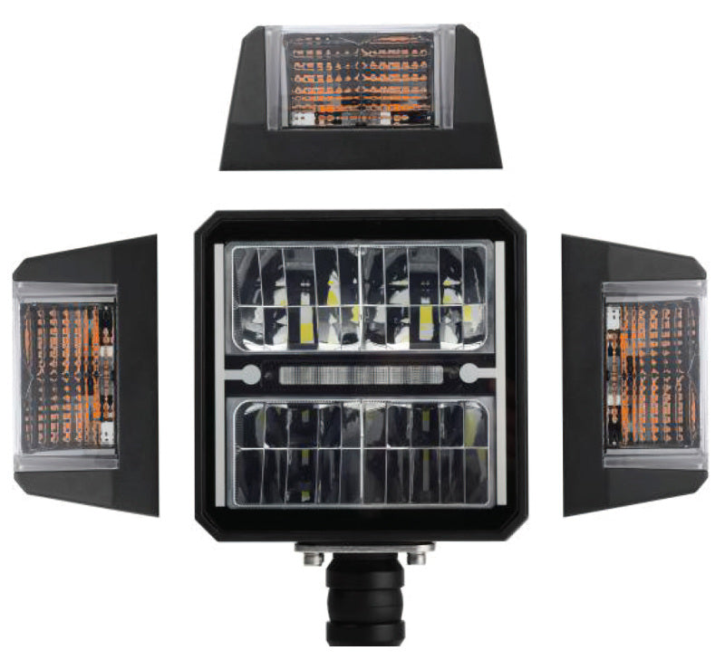 Oracle Lighting Multifunction LED Plow Headlight with Heated Lens 5700K Headlights ORACLE Lighting