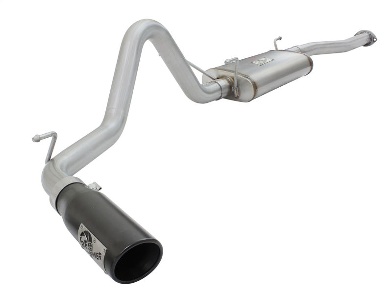aFe MACH Force XP 2.5in Cat-Back Stainless Steel Exhaust System w/Black Tip Toyota Tacoma 13-14 2.7L Catback aFe