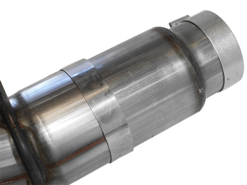 aFe MACHForce XP Exhaust 5in DPF-Back SS 11-13 GM Diesel Trucks V8-6.6L (td) (LML) DPF Back aFe