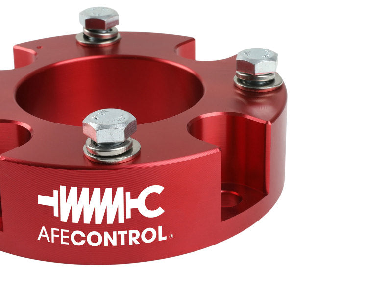 aFe CONTROL 2.0 IN Leveling Kit 07-21 Toyota Tundra - Red Leveling Kits aFe