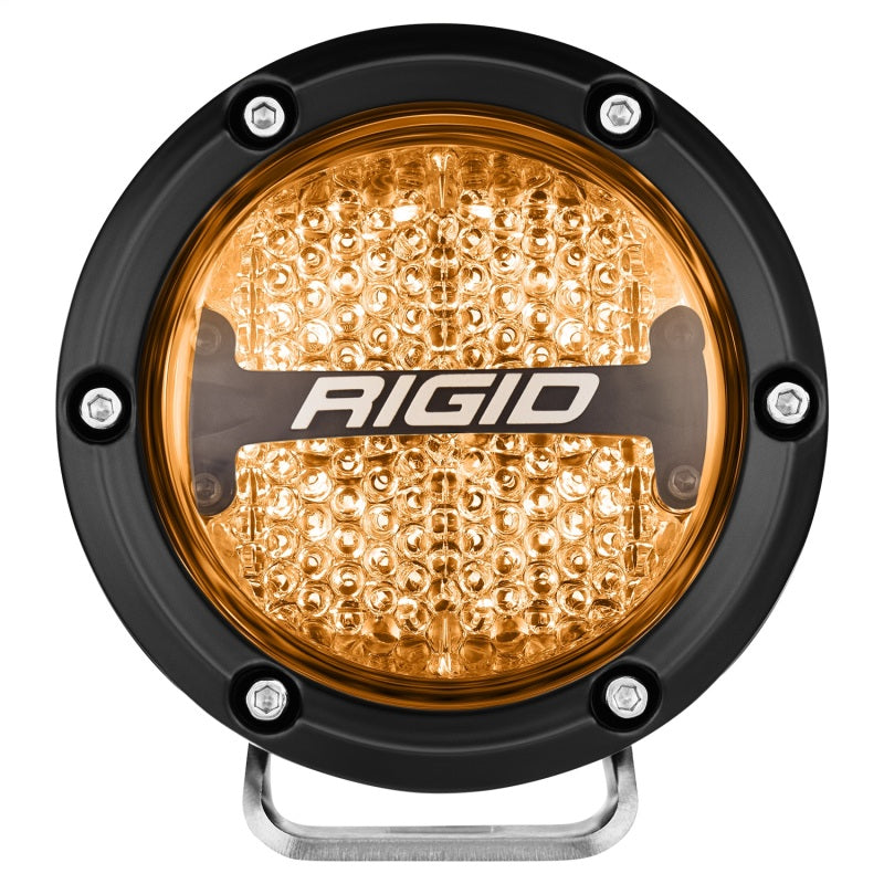 Rigid Industries 360-Series 4in LED Off-Road Diffused Beam - RGBW Backlight (Pair) Light Bars & Cubes Rigid Industries