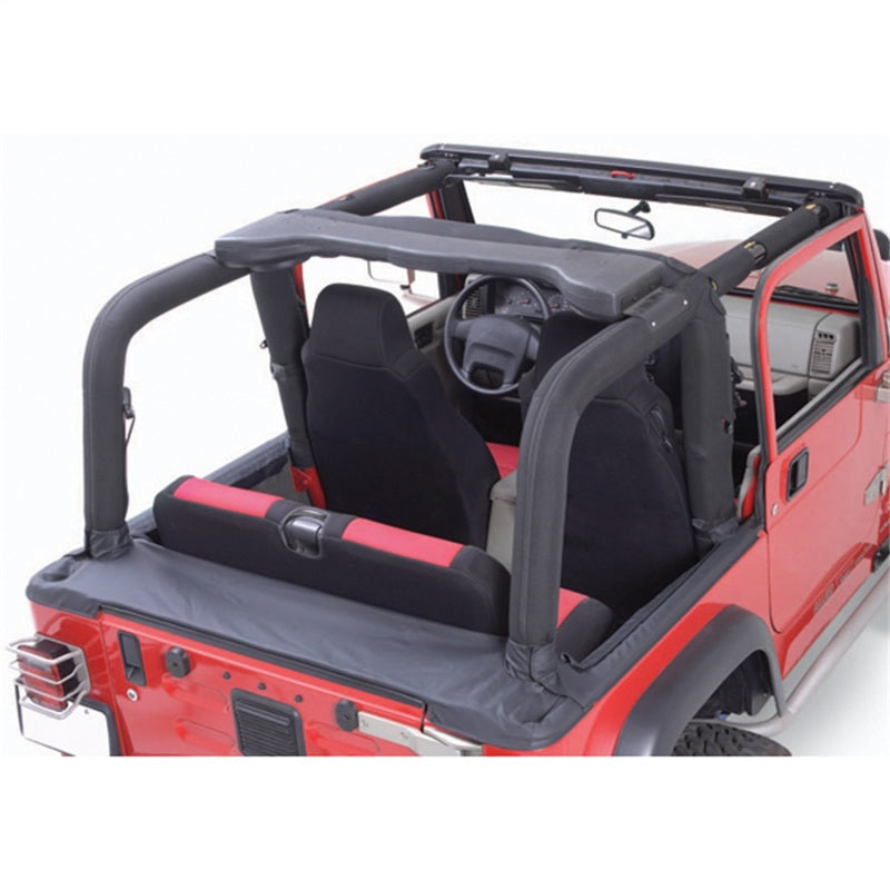 Rugged Ridge Full Roll Bar Cover Kit 92-95 Jeep Wrangler YJ Roll Cage Components Rugged Ridge