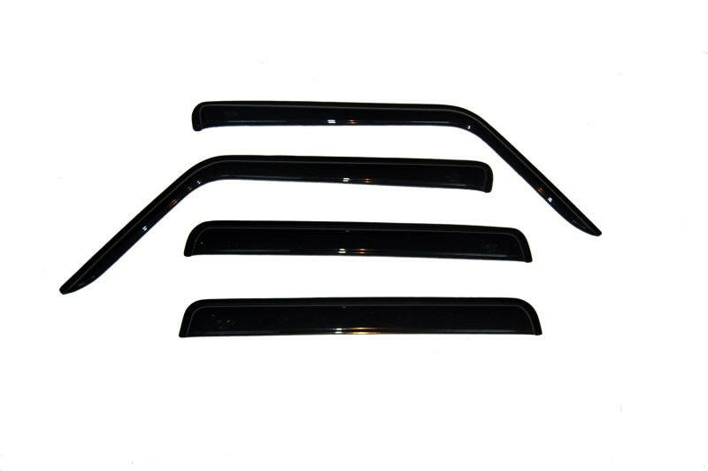 AVS 06-10 Jeep Commander Ventvisor Outside Mount Window Deflectors 4pc - Smoke Wind Deflectors AVS