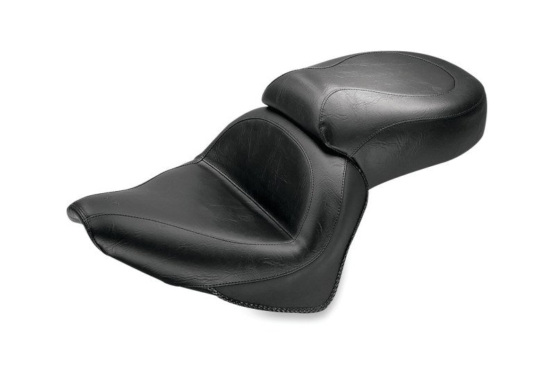 Mustang 99-08 Honda VLX600 Shadow Wide Touring 1PC Seat - Black One-Piece Motorcycle Seats Mustang Motorcycle