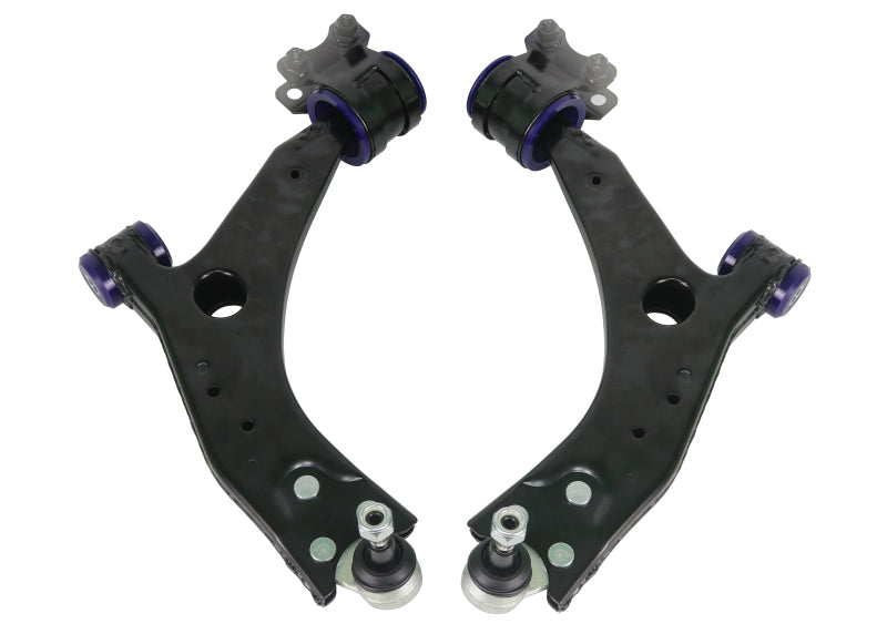 Superpro 05-11 Ford Focus LS/LT/LV Volvo S40/V50 and C70/21mm Front Lower Control Arm Assembly Kit Control Arms Superpro