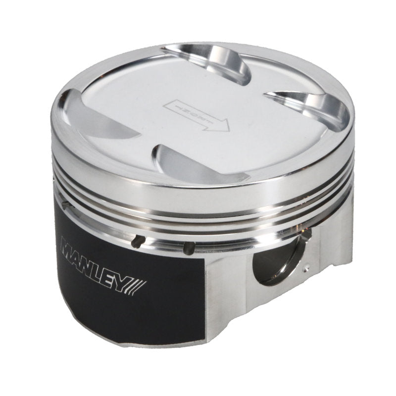 Manley 03-06 Evo 8/9 (7 Bolt 4G63T) 85.5mm +0.5mm Over Bore 8.5:1 Dish Pistons w/ Rings *Extreme Piston Sets - Forged - 4cyl Manley Performance