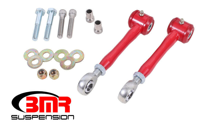 BMR 16-17 6th Gen Camaro Rear Sway Bar End Link Kit - Red Suspension Arms & Components BMR Suspension