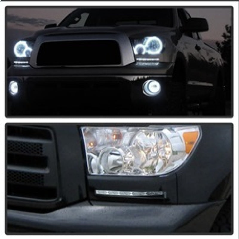 Spyder Toyota Tundra 07-13 Daytime LED Running Lights (XSP-X Model Look)wo/swtch Blk FL-DRL-TTU07-BK Daytime Running Lights SPYDER
