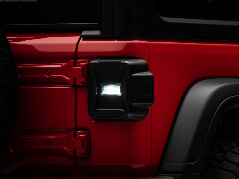 Raxiom 18-22 Jeep Wrangler JL LED Tail Lights- Black Housing (Smoked Lens) Tail Lights Raxiom