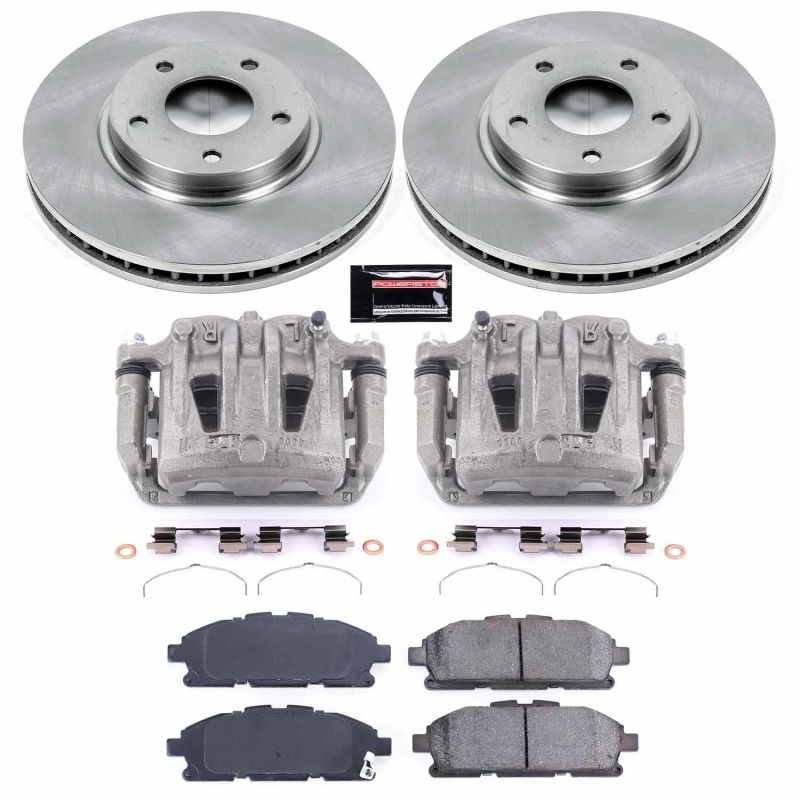 Power Stop 11-17 Nissan Quest Front Autospecialty Brake Kit w/Calipers Brake Kits - OE PowerStop