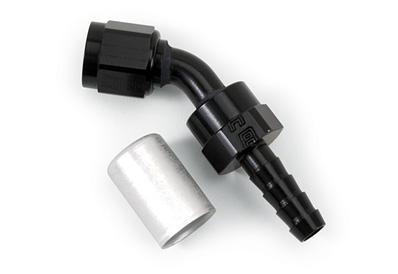 Russell Performance -6 AN Proclassic Crimp 90 Degree End (O.D. 0.600) (Qty. 25) Fittings Russell