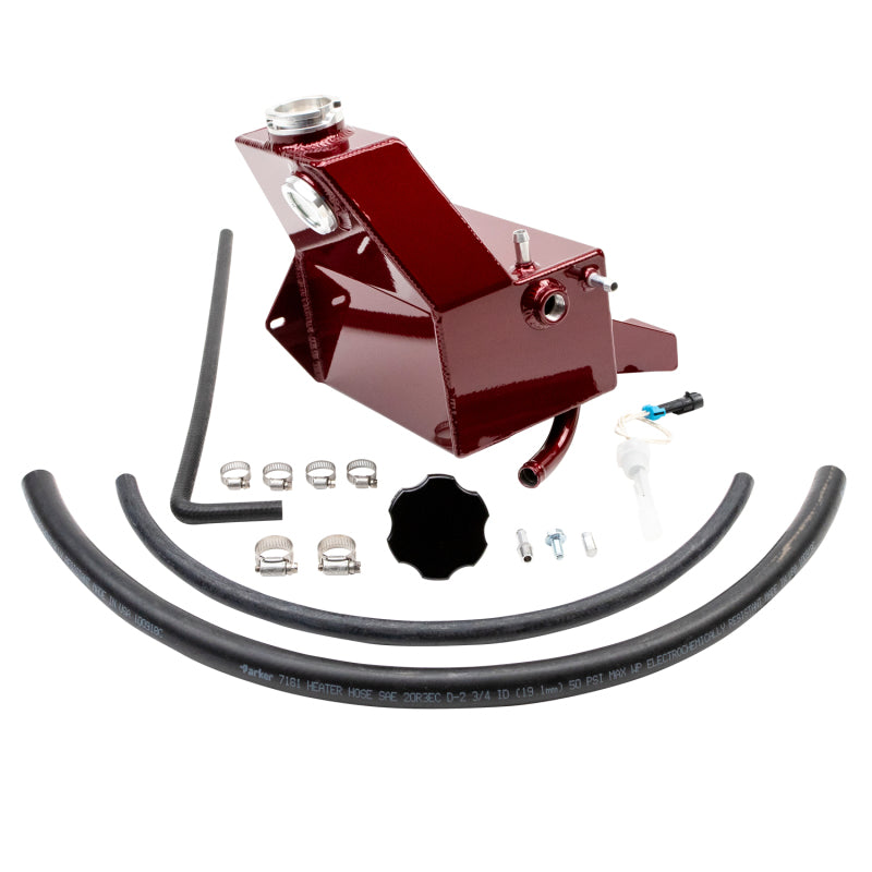 Wehrli 13-18 Dodge 6.7L Cummins OEM Placement Coolant Tank Kit - WCFab Red Coolant Reservoirs Wehrli