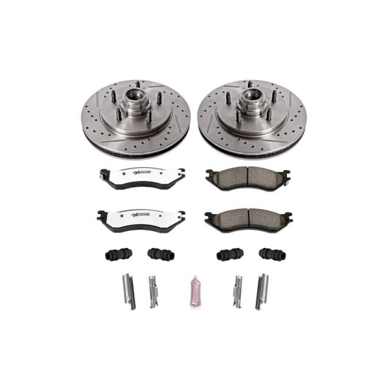 Power Stop 97-00 Ford Expedition Front Z36 Truck & Tow Brake Kit Brake Kits - Performance D&S PowerStop