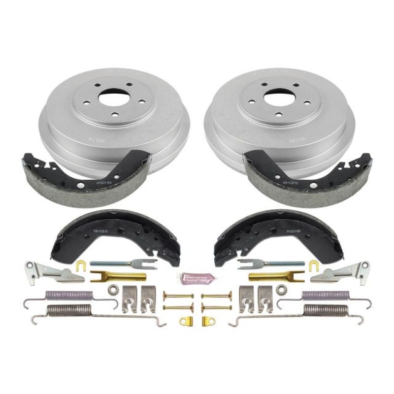 Power Stop 99-01 Honda Odyssey Rear Autospecialty Drum Kit Brake Drums PowerStop
