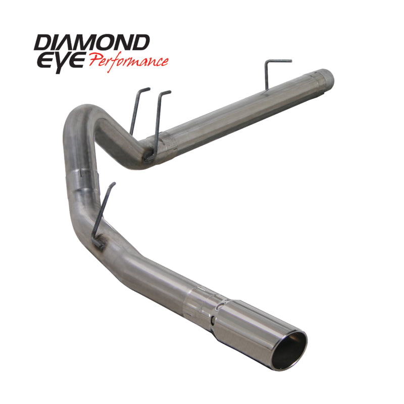 Diamond Eye KIT 4in DPF-BACK SGL SS 08-09 6 4L F250/F350 PCKGD BX46X14X14OD EL-PL 44inX13 5inX13 5in DPF Back Diamond Eye Performance