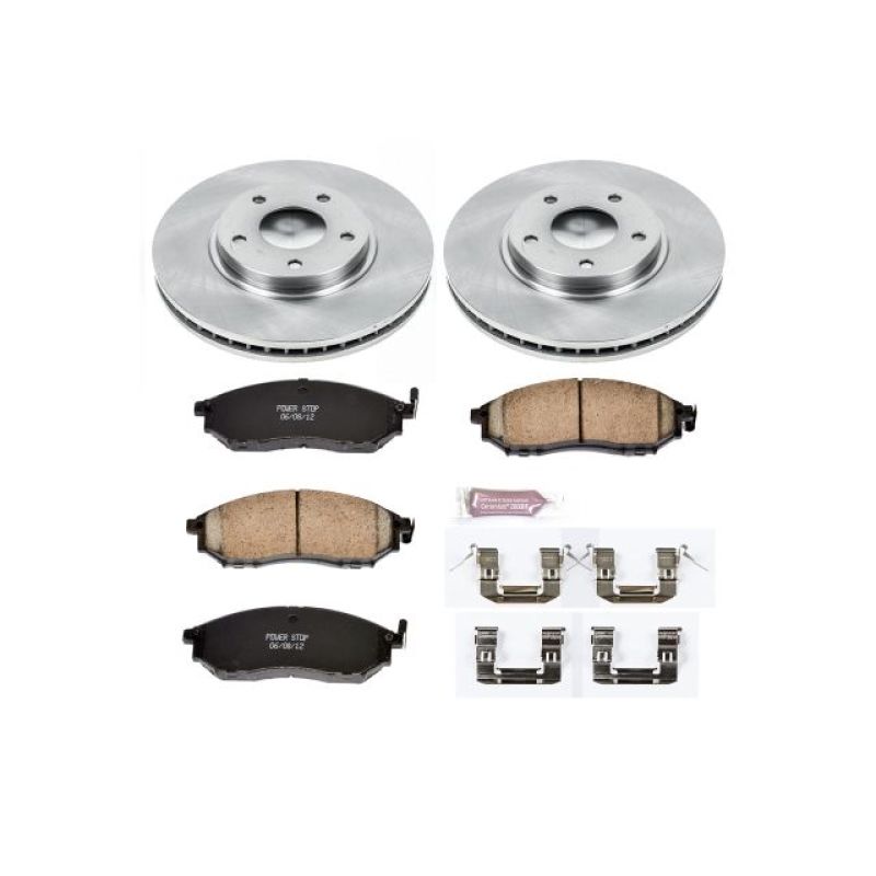 Power Stop 03-04 Infiniti M45 Front Autospecialty Brake Kit Brake Kits - OE PowerStop