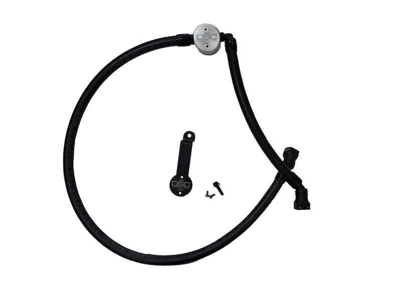 J&amp;L 18-25 Jeep Wrangler JL 3.6L Driver Side Oil Separator 3.0 - Clear Anodized Oil Separators J&L