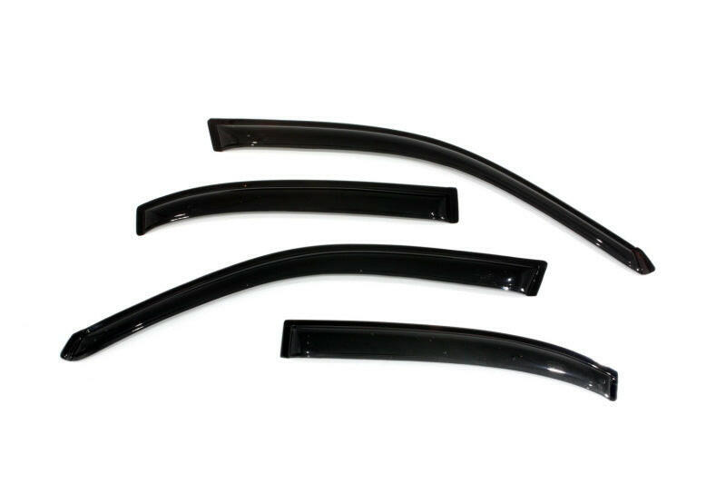 AVS 01-05 Honda Civic Ventvisor Outside Mount Window Deflectors 4pc - Smoke Wind Deflectors AVS