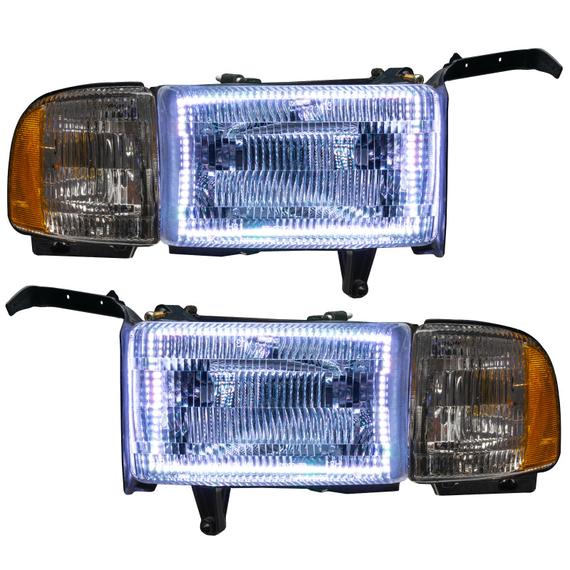 Oracle 94-02 Dodge Ram Pre-Assembled Halo Headlights - White Headlights ORACLE Lighting