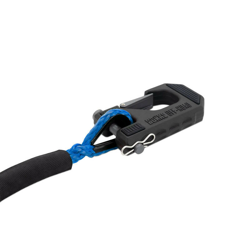 Borne Off-Road Winch Hook - 3/8in Rope - Hand Strap - Blue Winch Accessories Borne Off-Road