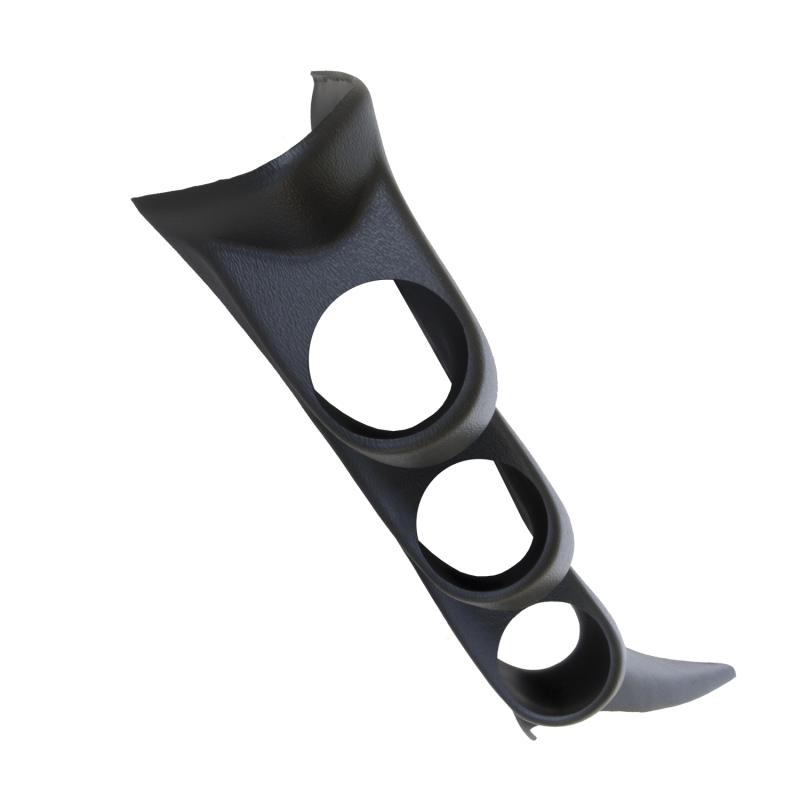 Autometer 99-06 GMC Sierra/Dmax (w/ speaker) Triple Pillar - Black Gauge Pods AutoMeter