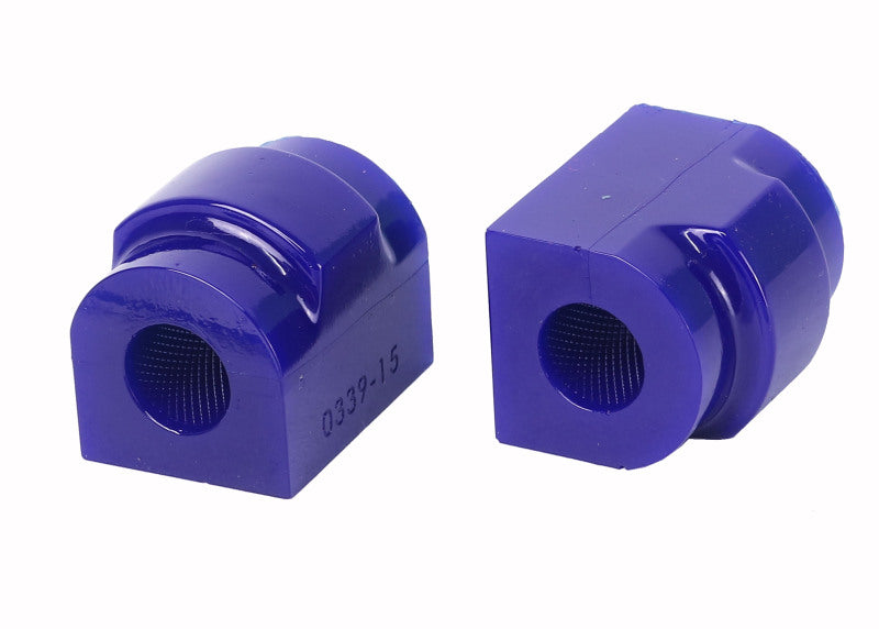 SuperPro 2009 BMW Z4 sDrive30i Rear 15mm Sway Bar Mount Bushing Set Sway Bar Bushings Superpro