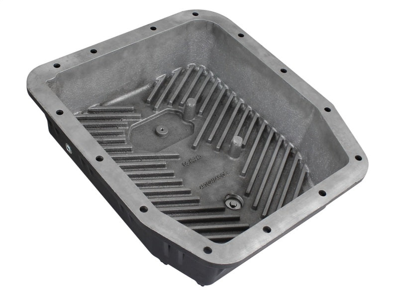aFe Transmission Pan (Black); Ford Trucks 94-08 AODE Diff Covers aFe