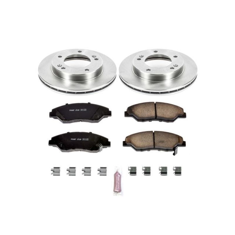 Power Stop 98-02 Kia Sportage Front Autospecialty Brake Kit Brake Kits - OE PowerStop