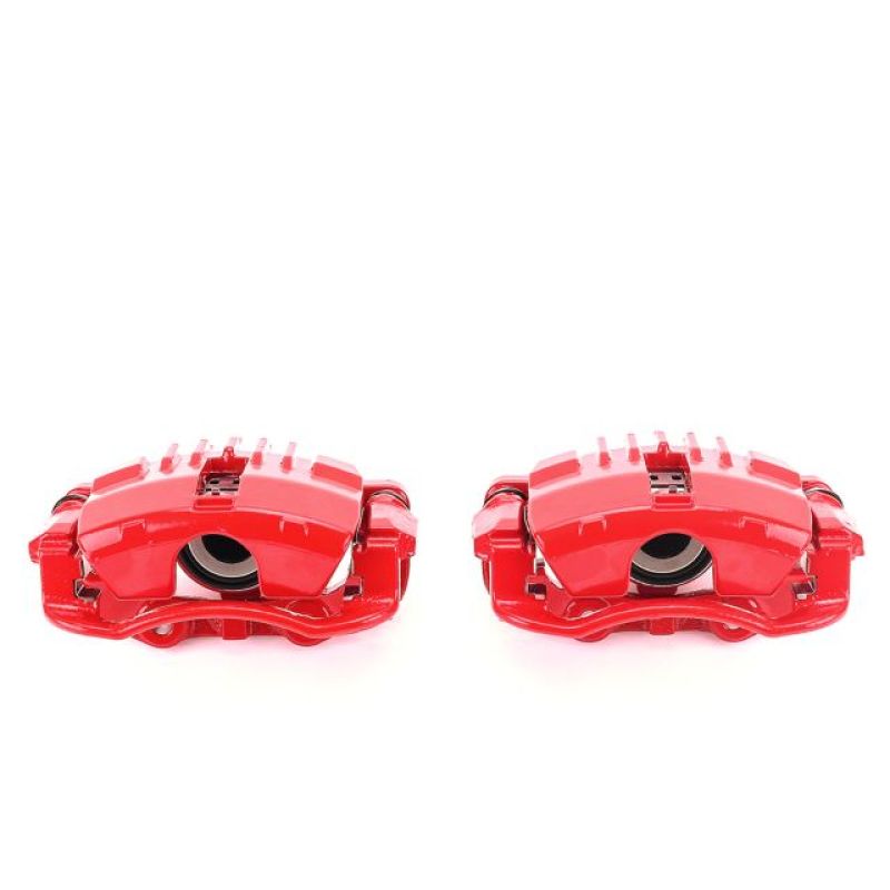 Power Stop 97-05 Chevrolet Blazer Rear Red Calipers w/Brackets - Pair Brake Calipers - Perf PowerStop