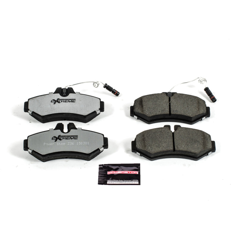 Power Stop 03-06 Dodge Sprinter 2500 Rear Z36 Truck & Tow Brake Pads w/Hardware Brake Pads - Performance PowerStop