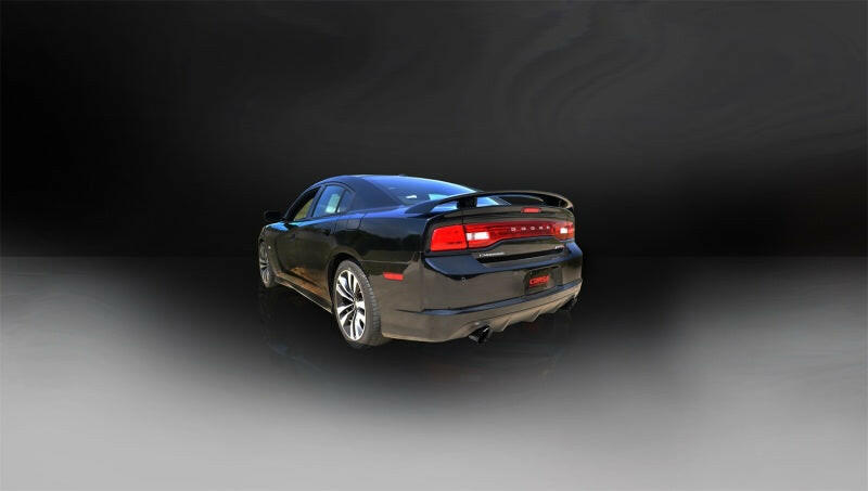 Corsa 2012-2014 Dodge Charger SRT-8 6.4L V8 Black Xtreme Cat-Back Exhaust Catback CORSA Performance